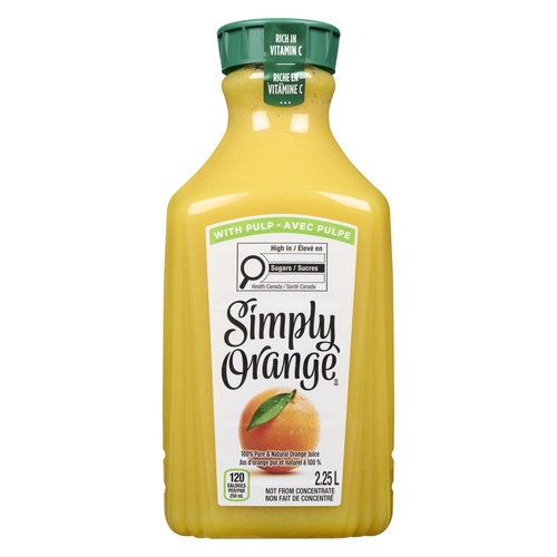 Simply Orange Juice with Pulp 2.25l, 1 Each