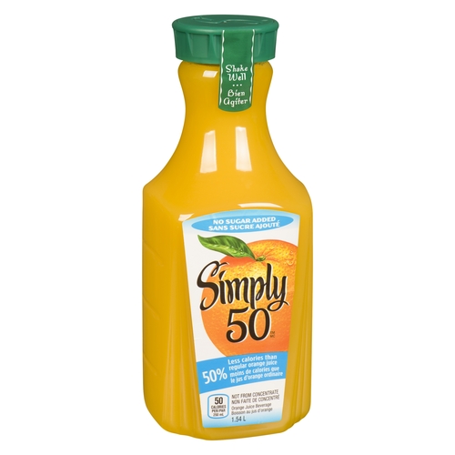Simply 50 Orange Juice Beverage 1.54l, 1 Each