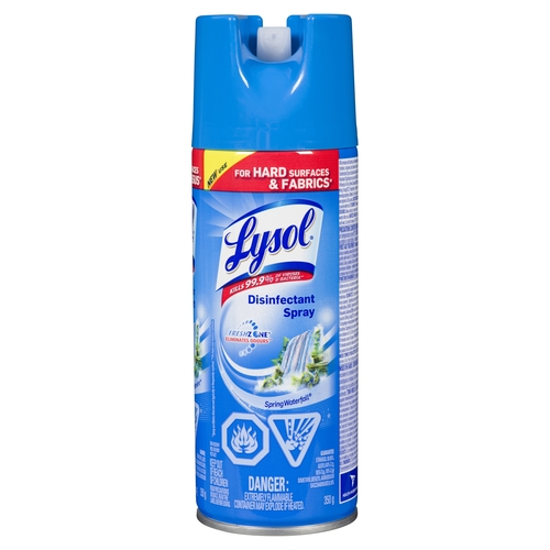 Lysol - Disinfecting Spray - Spring Waterfall 350g, 1 Each