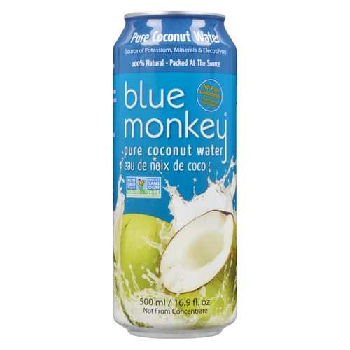 Blue Monkey - Pure Coconut Water 500ml, 1 Each