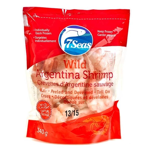 7 Seas - Wild Frozen Argentina Shrimp 454g, 1 Each