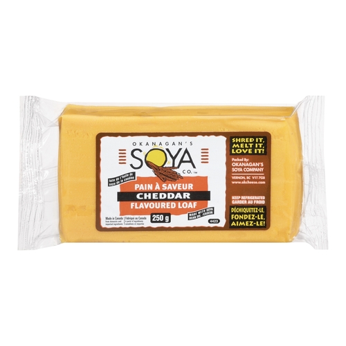 Okanagan's Soya Co. Cheddar Flavoured Loaf 250g, 1 Each