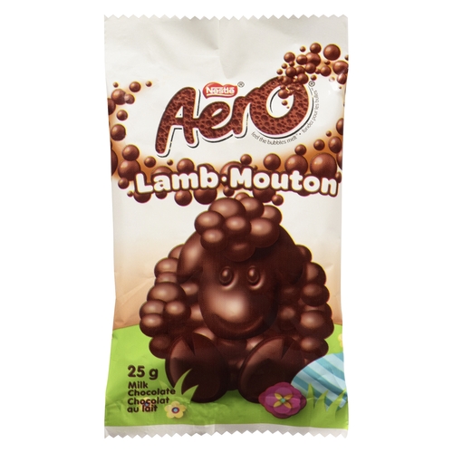 Nestle - Aero Milk Chocolate Easter Lamb 25g, 1 Each