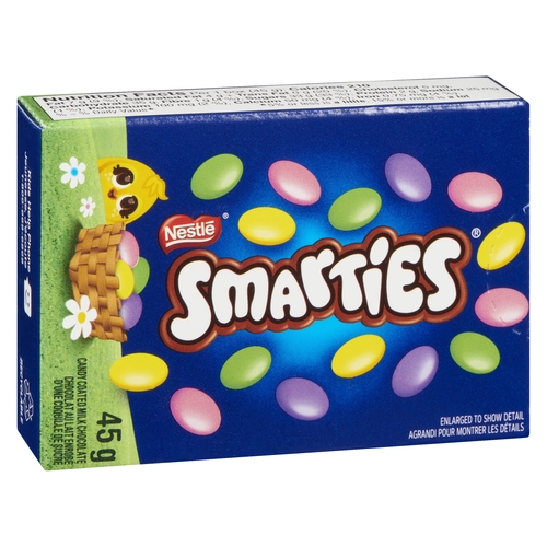 Nestle - Smarties Candy Coated Milk Chocolate - Easter 45g, 1 Each
