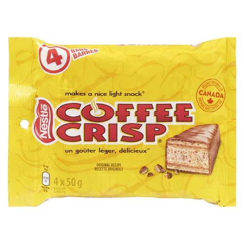 Nestle - Coffee Crisp - Original 4 Pack 200g, 1 Each
