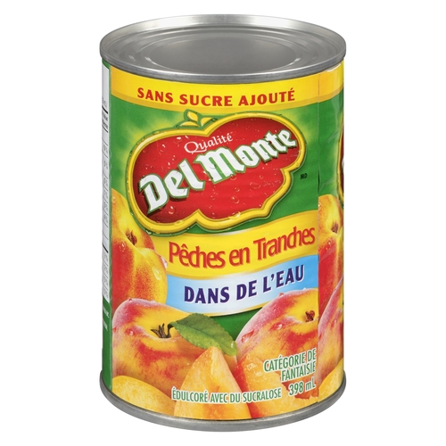 Del Monte - Peach Slices in Water 398ml, 1 Each