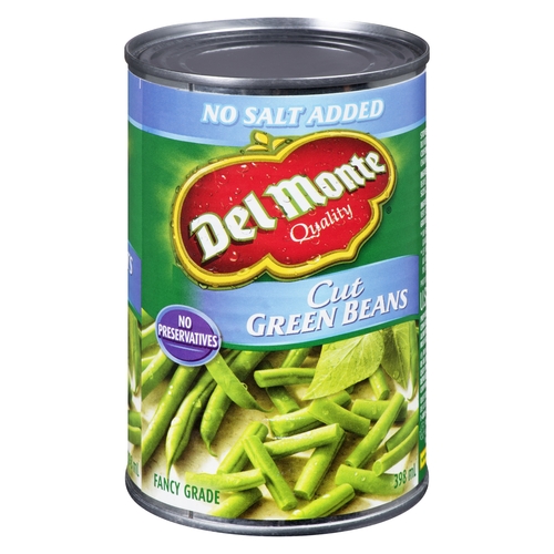 Del Monte - Cut Green Beans - No Salt Added 398ml