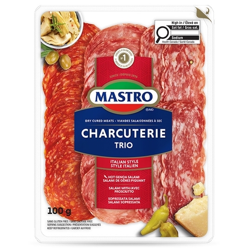 Mastro - Charcuterie Trio - Italian Style 100g, 1 Each