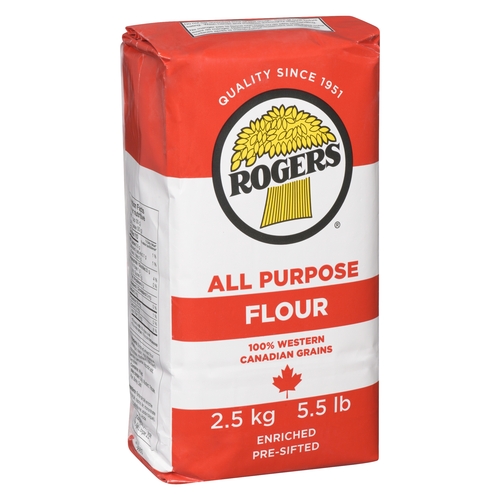 Rogers - All Purpose Flour - Enriched Pre-Sifted 2.5kg, 1 Each