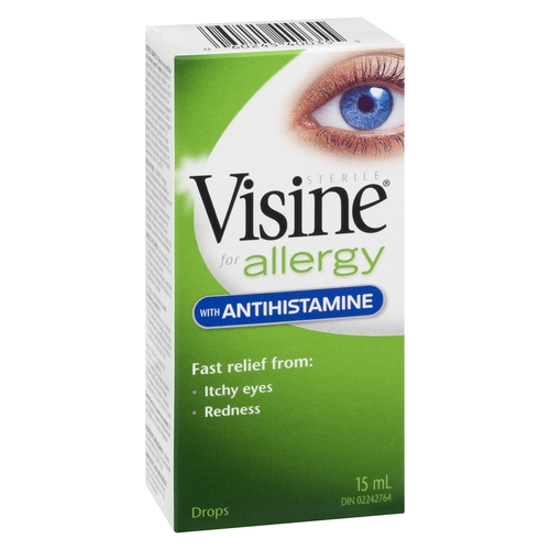 Visine Drops for Allergy with Antihistamine 15ml