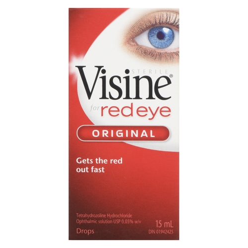 Visine - Drops For Red Eye - Original 15ml, 1 Each