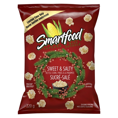 Smartfood Popcorn - Sweet & Salty Kettle Corn 220g, 1 Each
