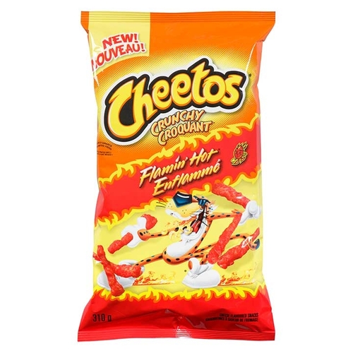 Cheetos - Crunchy Cheese Flavoured Snacks - Flamin' Hot 310g, 1 Each