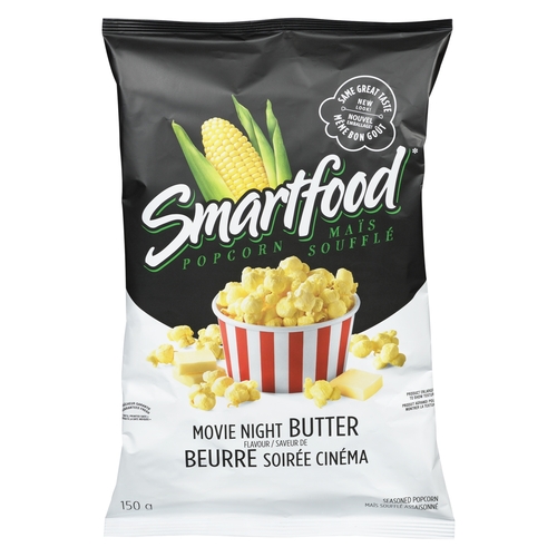 Smartfood Popcorn - Movie Night Butter 150g, 1 Each