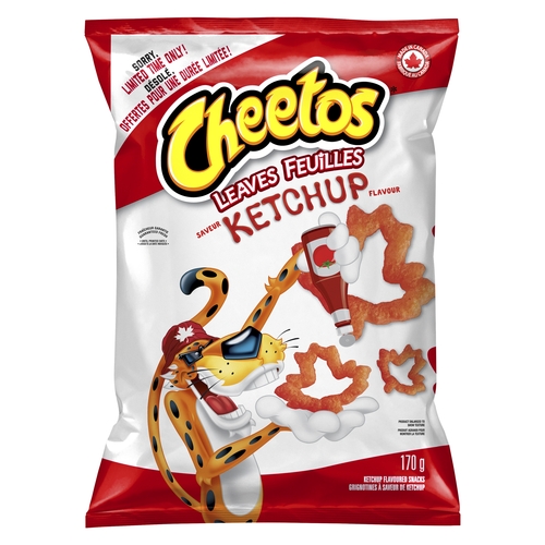 Cheetos - Canada Leaves - Ketchup 170g, 1 Each
