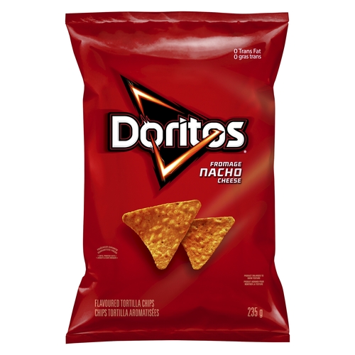 Doritos - Tortilla Chips -  Nacho Cheese 235g, 1 Each