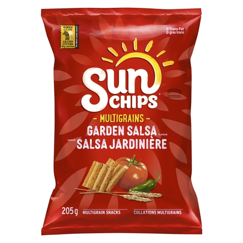 Sun Chips - Multigrain Snacks - Garden Salsa 205g
