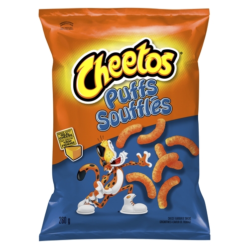 Cheetos - Puffs Cheese Flavoured Snacks 260g, 1 Each