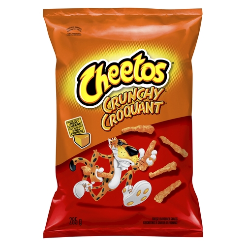 Cheetos - Crunchy Cheese Flavoured Snacks 285g, 1 Each