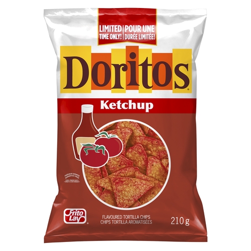 Doritos Tortilla Chips - Ketchup 210g, 1 Each