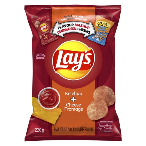 Lay's Potato Chips - Ketchup + Cheese 220g