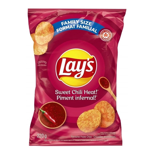 Lay's Potato Chips - Bar•B•Q + Sweet Chili Heat 220g