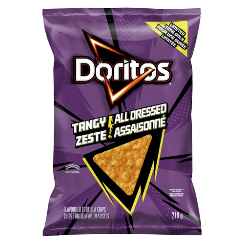 Doritos Tortilla Chips - Tangy All Dressed 210g, 1 Each