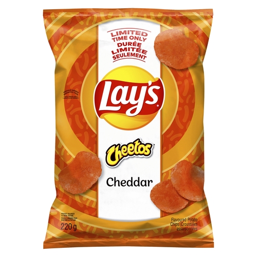 Lay's - Flavoured Potato Chips - Cheetos Cheddar 220g