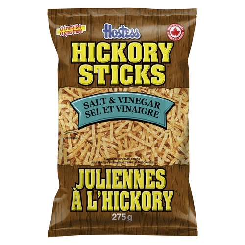 Hostess - Hickory Sticks - Salt & Vinegar 275g, 1 Each