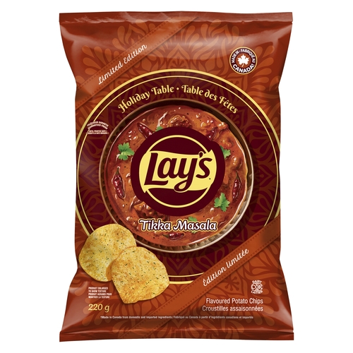 Lay's - Flavoured Potato Chips - Tikka Masala 220g