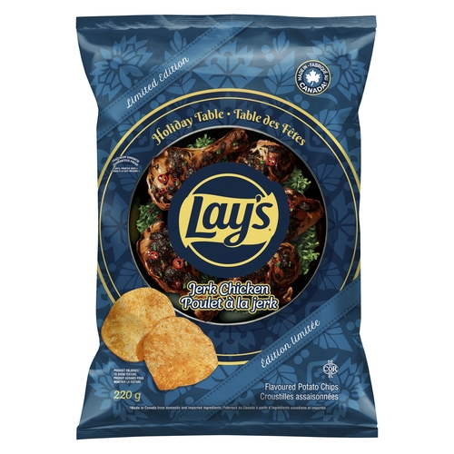 Lay's - Flavoured Potato Chips - Jerk Chicken 220g