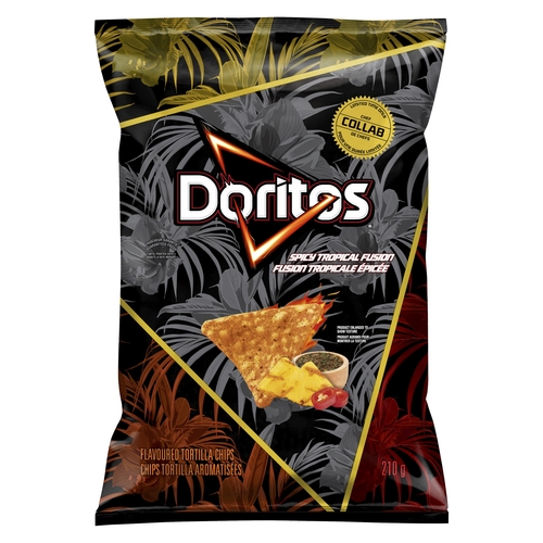 Doritos - Tortilla Chips - Spicy Tropical Fusion 210g, 1 Each