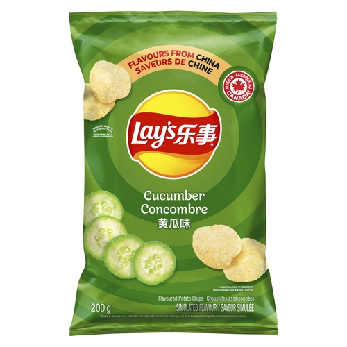 Lay's Potato Chips - Flavours From China - Cucumber 200g