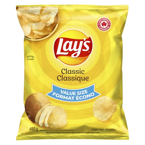 Lay's - Potato Chips - Classic 450g, 1 Each