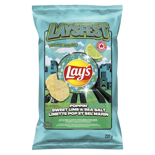 Lay's - Potato Chips - Poppin' Sweet Lime & Sea Salt 220g