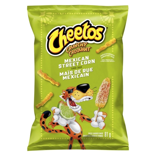 Cheetos - Crunchy Cheese Flavoured Snacks - Mexican Street Corn 81g