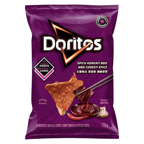 Doritos - Tortilla Chips - Spicy Korean BBQ 210g, 1 Each