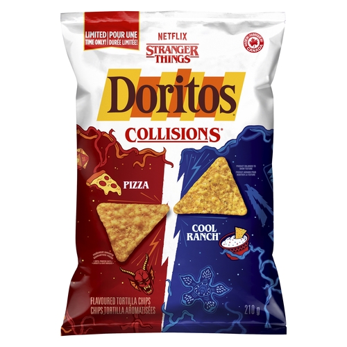 Doritos - Tortilla Chips Collisions - Pizza / Cool Ranch 210g, 1 Each