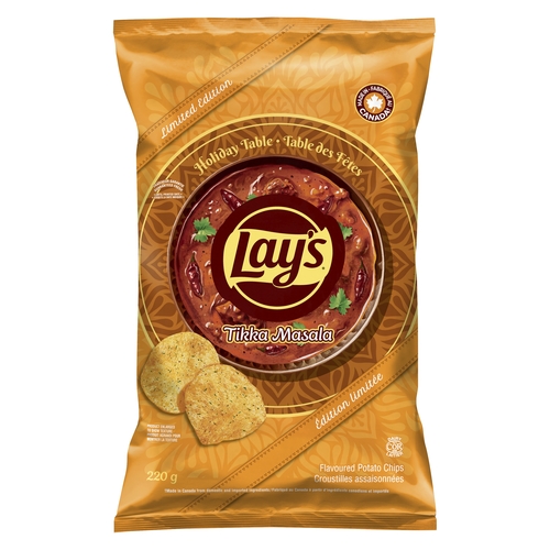 Lay's Potato Chips - Holiday Table - Tikka Masala 220g