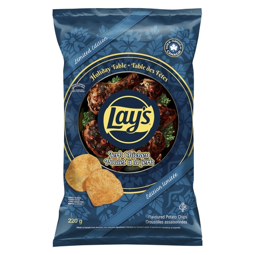 Lay's Potato Chips - Holiday Table - Jerk Chicken 220g