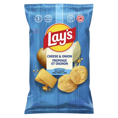 Lay's Potato Chips - Cheese & Onion 220g