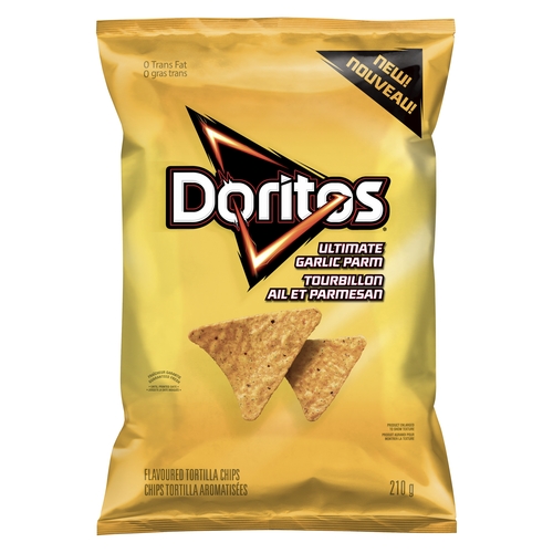 Doritos Tortilla Chips - Ultimate Garlic Parm 210g, 1 Each