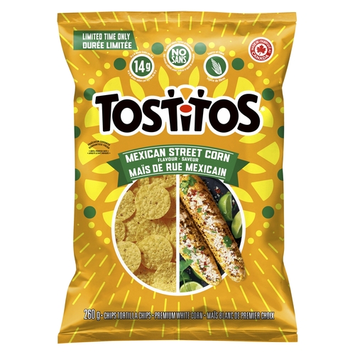 Tostitos Tortilla Chips - Mexican Street Corn 260g, 1 Each
