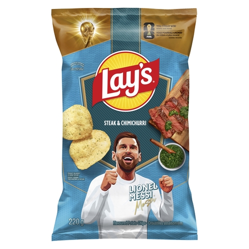 Lay's Potato Chips - Steak & Chimichurri 220g, 1 Each