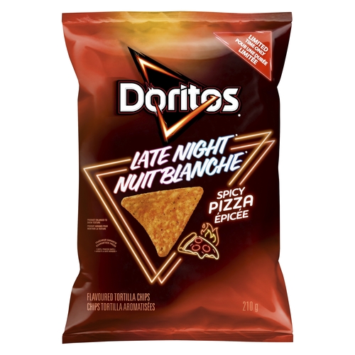 Doritos Tortilla Chips - Late Night Spicy Pizza 210g, 1 Each