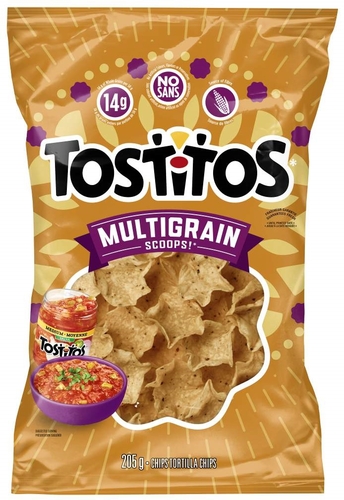 Tostitos Tortilla Chips - Multigrain Scoops! 205g, 1 Each