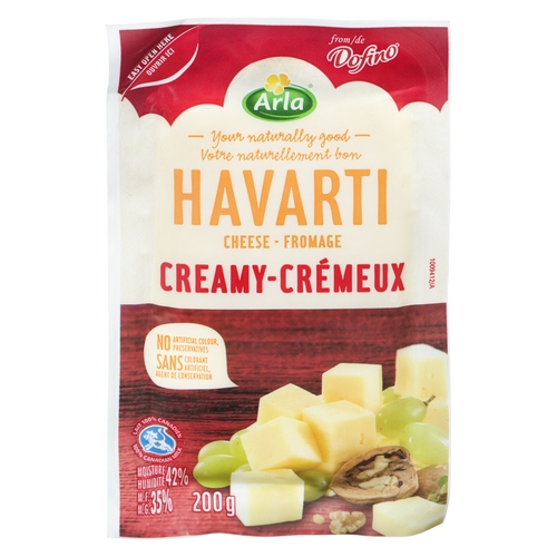 Arla - Havarti Cheese - Creamy 200g, 1 Each