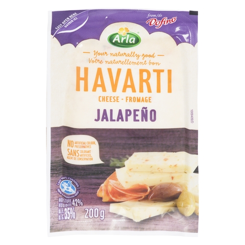 Arla - Havarti Cheese - Jalapeño 200g, 1 Each