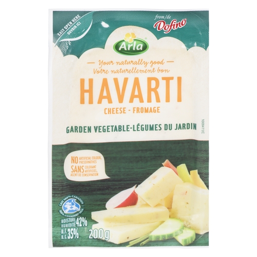 Arla - Havarti Cheese - Garden Vegetable 200g