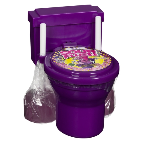 Exclusive Brands - Sour Flush Fruit Flavoured Candy - Grape 39g, 1 Each